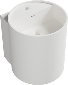 Umywalka ścienna NT2440 z odlewu mineralnego