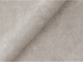 Beżowy aksamitny narożnik (prawostronny/z szezlongiem) Aloha – Makamii