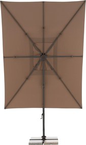 Doppler ALU XL ULTRA 4x3 m - wahadłowy parasol ogrodowy z bocznym masztem