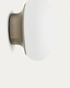 Biało-czarny kinkiet ø 15 cm Bamila – Kave Home