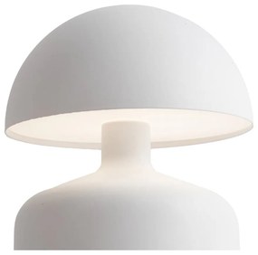 Biała lampa stołowa LED (wys. 15 cm) Impetu – Leitmotiv