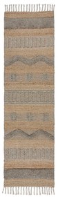 Jasnoszaro-naturalny chodnik 60x230 cm Medina – Flair Rugs