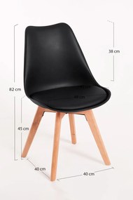 Zestaw 4 krzese Synk Basic