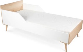 Łóżko młodzieżowe Sofie 180x80, kolor buk/biały