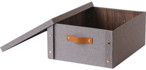 Kitchisimo Zestaw 2 pudełek do przechowywania z pokrywką 33 × 40 × 17 cm, M