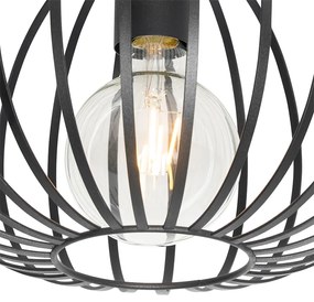 Designerska lampa sufitowa czarna 30 cm - JohannaDesignerski Oswietlenie wewnetrzne