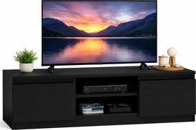 Czarna komoda pod telewizor 120 cm D2-K45