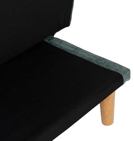 Turkusowa rozkładana sofa z tkaniny szenilowej 178 cm – Ixia