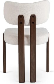 Zestaw Stół Okrągły Rozkładany LUKAS 100-250 cm Dąb Rustykalny/Czarny i 4 Krzesła GRENADA Kremowe/Orzech