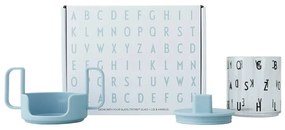 Jasnoniebieski kubek dla dzieci Design Letters Grow With Your Cup
