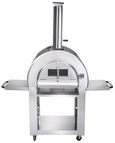 PIEC DO PIZZY WĘGLOWY ZE SKŁADANYMI PÓŁKAMI AB459