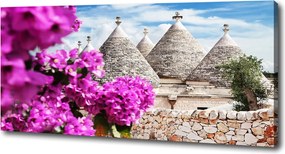 Foto obraz canvas Domy trulli