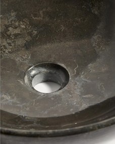 Szara kamienna okrągła umywalka ø 40 cm Darnen – Kave Home