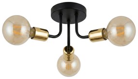 Lampa Wisząca APP1117-3C Czarno Złota