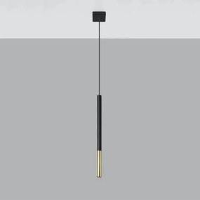 Lampa wisząca MOZAICA 1 czarny/złoto