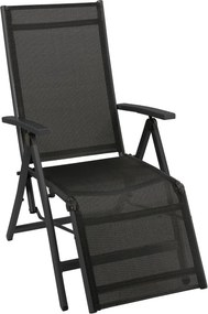 Doppler ACTIVE relaksacyjny fotel ogrodowy antracyt