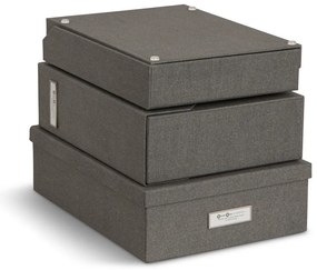 Kartonowe organizery na dokumenty zestaw 5 szt. Holger – Bigso Box of Sweden