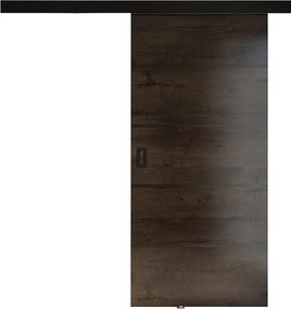 Drzwi przesuwne z maskownicą WERDI PLUS 90 jesion ciemny