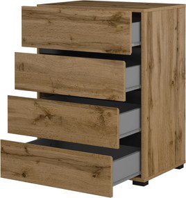 Komoda INCROCIO 59,7 cm do Salonu Sypialni Dąb wotan