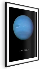 Plakat Neptun 60x90 cm z ramą czarną z marginesem ARTGEIST B