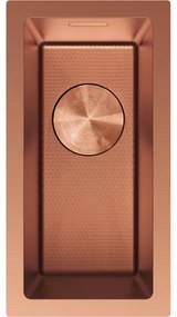 Mexen Trixo zlewozmywak stalowy 1-komorowy 230 x 440 mm, miedź HC - 6411221000-65HC