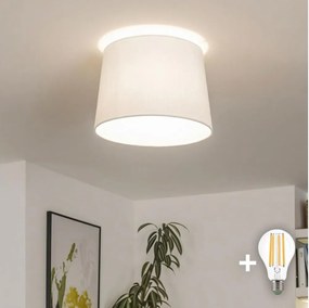 Brilagi - Przysufitowy żyrandol LED CERIA 1xE27/40W/230V Ø 30 cm biały