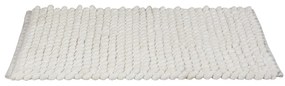 Biały tekstylny dywanik łazienkowy 50x80 cm Solivo – Wenko