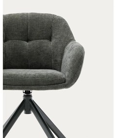 Ciemnozielone krzesło Dorina – Kave Home