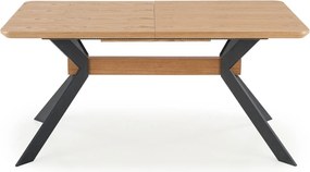 Loftowy stół rozkładany z fornirowanym blatem Bacardi