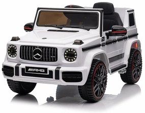 Baby Mix Samochód elektryczny dla dzieci Mercedes-Benz G63 AMG, biały