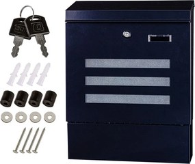 STILISTA Skrzynka na listy ścienna 35 x 44 x 11 cm, stal