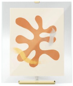 Szklana ramka stojąca w kolorze złota 26x30,5 cm Flute – Umbra