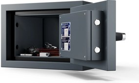 Sejf S2 antywłamaniowy, ognioodporny, elektroniczny na kod, na dokumenty, 400x280x340 mm: EDGAR