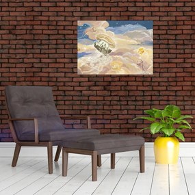 Obraz - Niebiańskie Meduzy (70x50 cm)