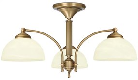 Niski żyrandol mosiężny V-S3K