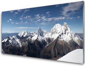 Szkło Ozdobne do Kuchni Surowy Pejzaż Górski