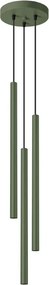 Stylowa zielona lampa wisząca w nowoczesnym stylu - 4X M087 T5-G34