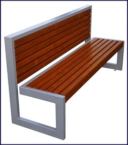 Ławka parkowa Habi 2X 180 cm - 84 kolory