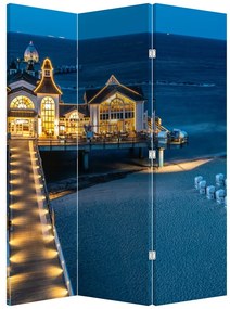 Parawan - Hotel na plaży (126x170 cm)