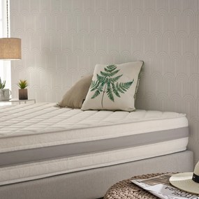 Twardy/średnio twardy piankowy materac dwustronny 90x200 cm Naturcare Aloe Vera – Moonia