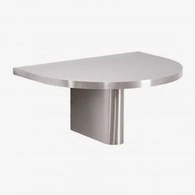 Szafka Nocna Wisząca 40x30 Cm Mayeli Stal Nierdzewna - Sklum