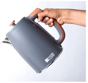Ciemnoszary czajnik elektryczny 1,7 l Dorchester – Haden