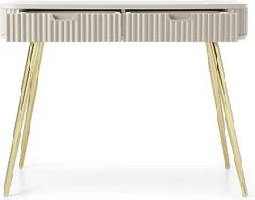 ZURI Toaletka T-103 kaszmirowa | złote nogi