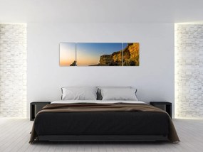 Obraz - klif morski (170x50 cm)