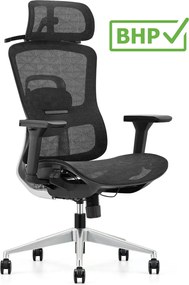 Ergonomiczny fotel biurowy Homer S z wieszakiem, zgodny z normą BHP