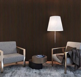 Akustyczne panele lamelowe 2 szt. orzech N1-L25