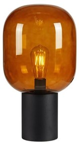 Szklana lampa stołowa Markslöjd Brooklyn, wys. 43,5 cm