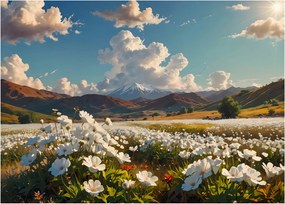Obraz na szkle - Spokojny krajobraz (70x50 cm)