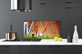 Panel Szklany do Kuchni Rustykalny Ogród i Natura