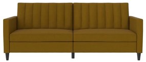 Żółta rozkładana sofa 86 cm Celine – Støraa